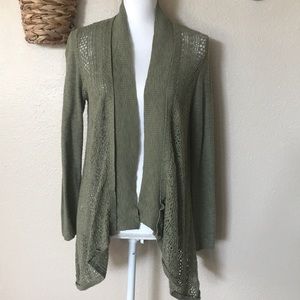 Sonoma Olive Green Cardigan